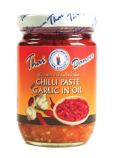 Pasta di chilli in olio con aglio - Thai Dancer 227g.